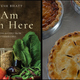Left: Cookbook cover. Right: Green tomato pie.